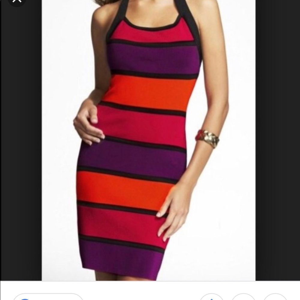 Express Colorblock Dress
